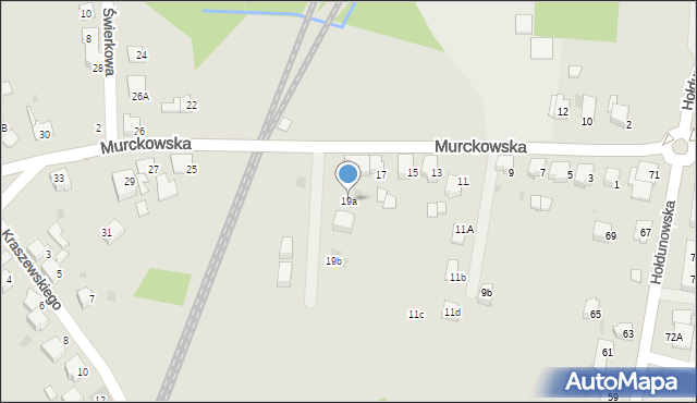 Lędziny, Murckowska, 19a, mapa Lędziny