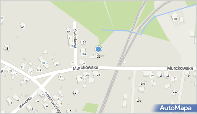 Lędziny, Murckowska, 22, mapa Lędziny