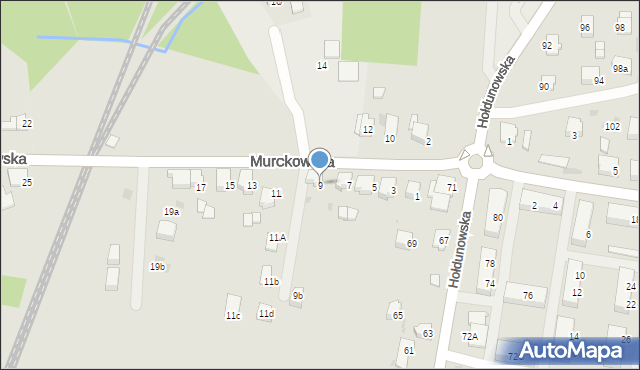 Lędziny, Murckowska, 9, mapa Lędziny