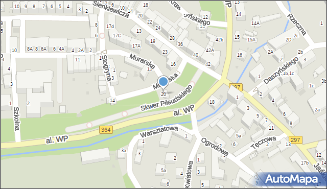 Lwówek Śląski, Murarska, 20, mapa Lwówek Śląski