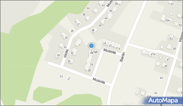 Marklowice, Musioła Pawła, 18, mapa Marklowice