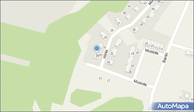Marklowice, Musioła Pawła, 29, mapa Marklowice
