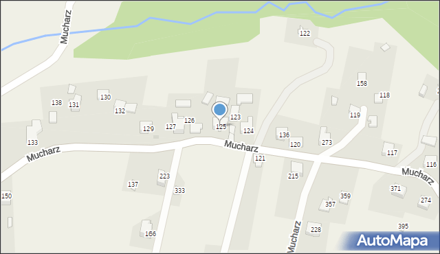 Mucharz, Mucharz, 125, mapa Mucharz