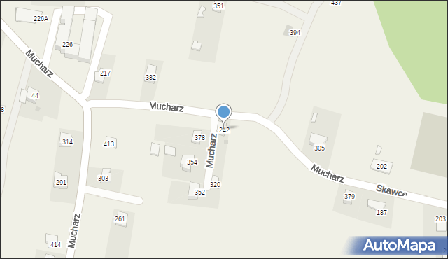Mucharz, Mucharz, 242, mapa Mucharz