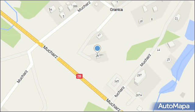 Mucharz, Mucharz, 26, mapa Mucharz