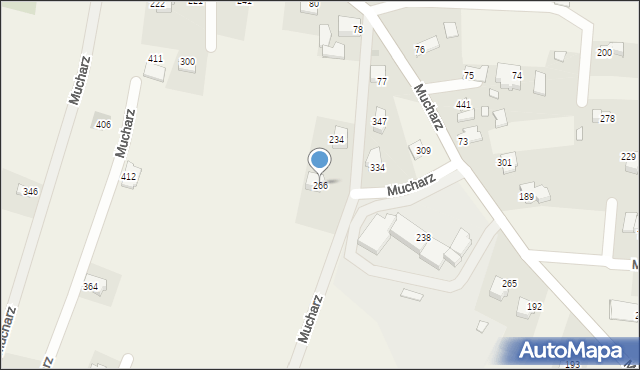 Mucharz, Mucharz, 266, mapa Mucharz