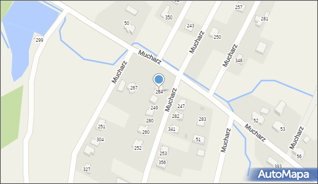 Mucharz, Mucharz, 284, mapa Mucharz