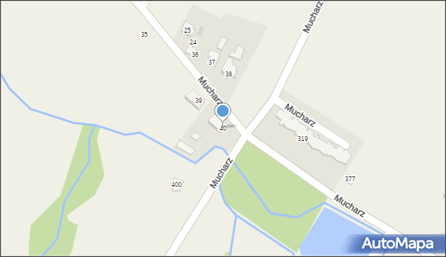 Mucharz, Mucharz, 40, mapa Mucharz