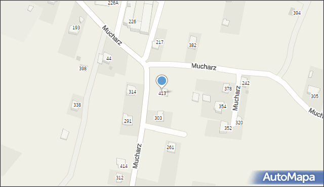 Mucharz, Mucharz, 413, mapa Mucharz