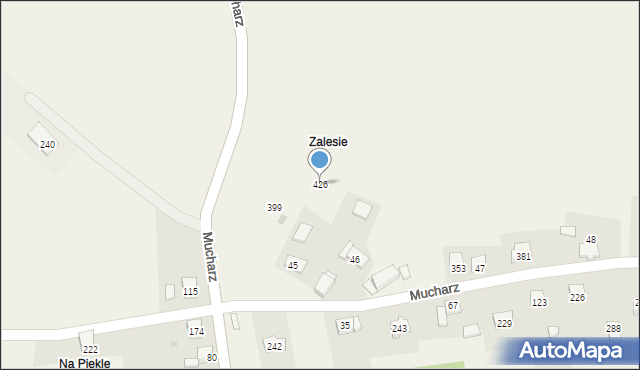 Mucharz, Mucharz, 426, mapa Mucharz