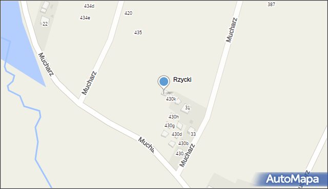 Mucharz, Mucharz, 430l, mapa Mucharz