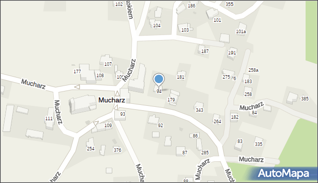 Mucharz, Mucharz, 94, mapa Mucharz