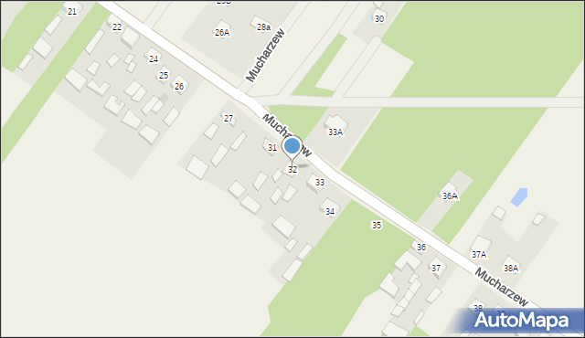 Mucharzew, Mucharzew, 32, mapa Mucharzew