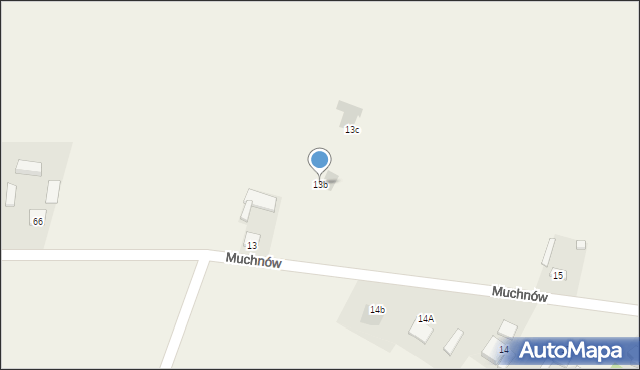 Muchnów, Muchnów, 13b, mapa Muchnów