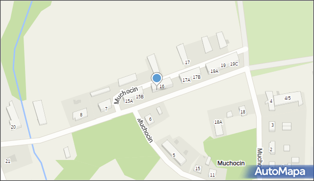 Muchocin, Muchocin, 16A, mapa Muchocin