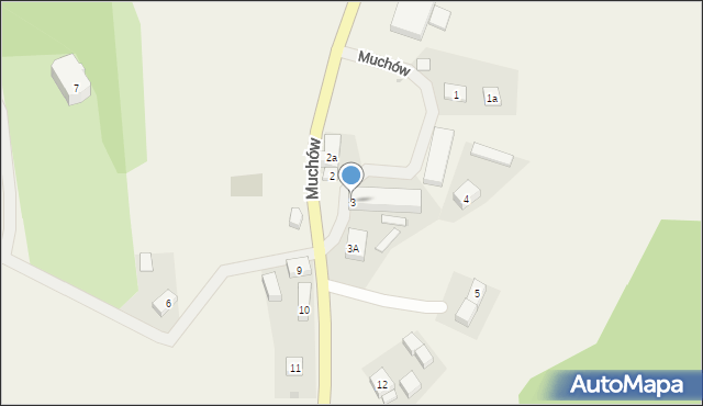 Muchów, Muchów, 3, mapa Muchów