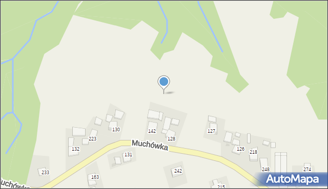 Muchówka, Muchówka, 279, mapa Muchówka