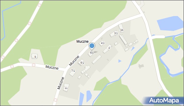 Muczne, Muczne, 5/1, mapa Muczne