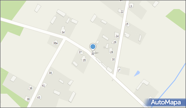 Mulawicze, Mulawicze, 32, mapa Mulawicze