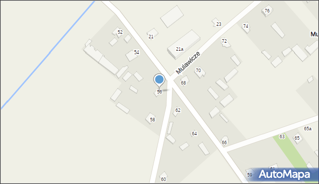 Mulawicze, Mulawicze, 56, mapa Mulawicze