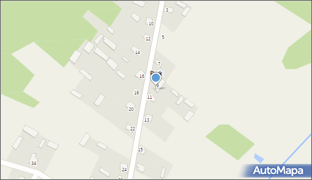 Mulawicze, Mulawicze, 9a, mapa Mulawicze