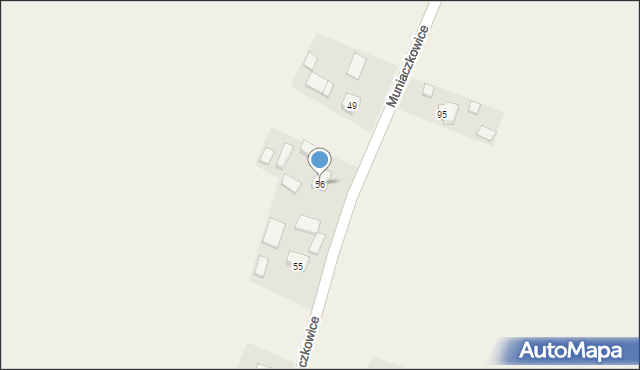 Muniaczkowice, Muniaczkowice, 56, mapa Muniaczkowice
