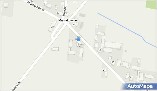 Muniakowice, Muniakowice, 31, mapa Muniakowice