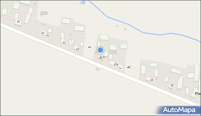 Muniakowice, Muniakowice, 45, mapa Muniakowice