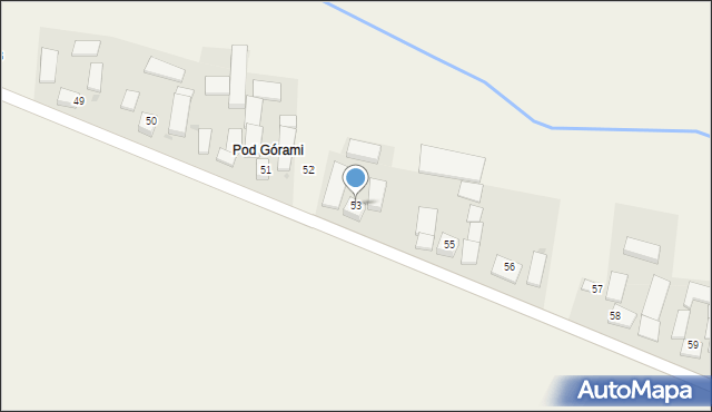 Muniakowice, Muniakowice, 53, mapa Muniakowice