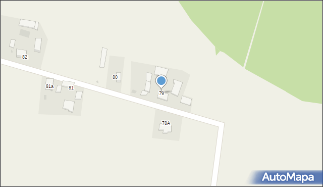 Muniakowice, Muniakowice, 79, mapa Muniakowice