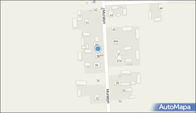 Muratyn, Muratyn, 38, mapa Muratyn