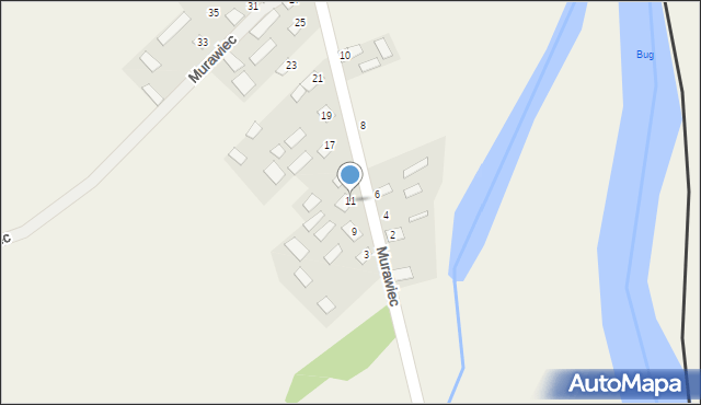 Murawiec, Murawiec, 11, mapa Murawiec