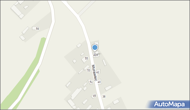 Murawiec, Murawiec, 42A, mapa Murawiec