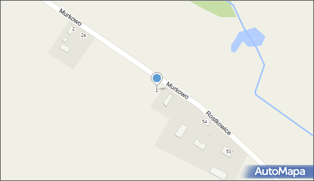 Murkowo, Murkowo, 1, mapa Murkowo