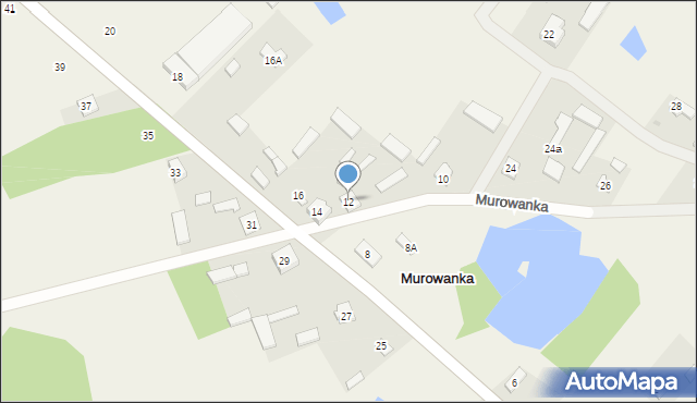 Murowanka, Murowanka, 12, mapa Murowanka