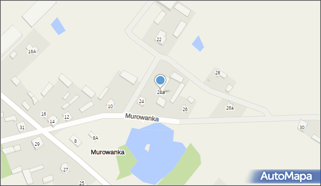 Murowanka, Murowanka, 24a, mapa Murowanka