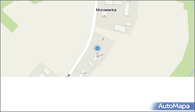 Murowanka, Murowanka, 14, mapa Murowanka