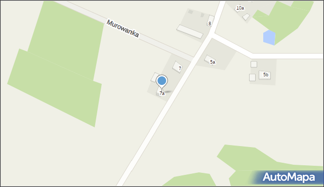Murowanka, Murowanka, 7a, mapa Murowanka