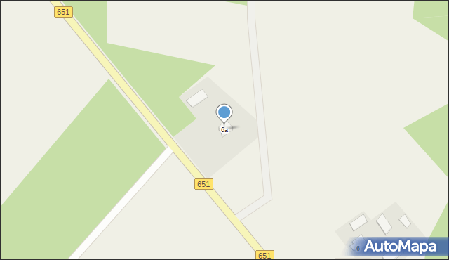 Murowany Most, Murowany Most, 6a, mapa Murowany Most
