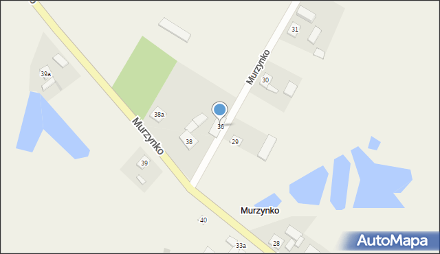 Murzynko, Murzynko, 36, mapa Murzynko