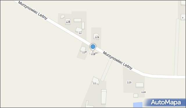 Murzynowiec Leśny, Murzynowiec Leśny, 11e, mapa Murzynowiec Leśny
