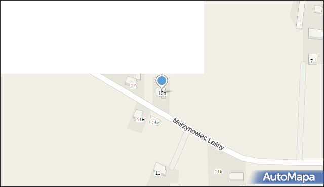 Murzynowiec Leśny, Murzynowiec Leśny, 12a, mapa Murzynowiec Leśny
