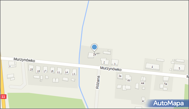 Murzynówko, Murzynówko, 2a, mapa Murzynówko