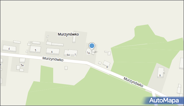 Murzynówko, Murzynówko, 7b, mapa Murzynówko