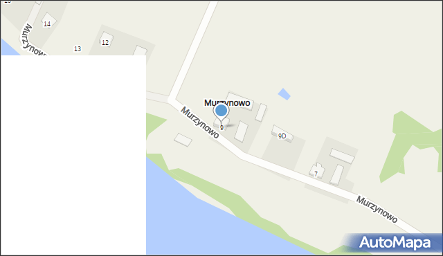 Murzynowo, Murzynowo, 9, mapa Murzynowo