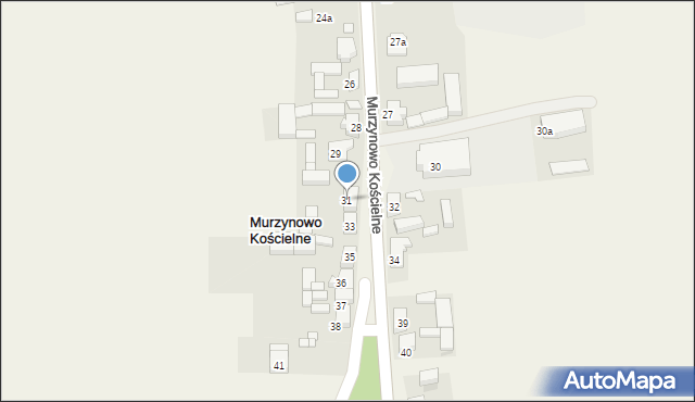 Murzynowo Kościelne, Murzynowo Kościelne, 31, mapa Murzynowo Kościelne