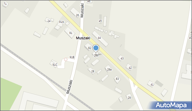 Muszaki, Muszaki, 28b, mapa Muszaki