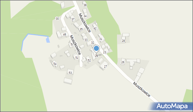 Muszkowice, Muszkowice, 29, mapa Muszkowice