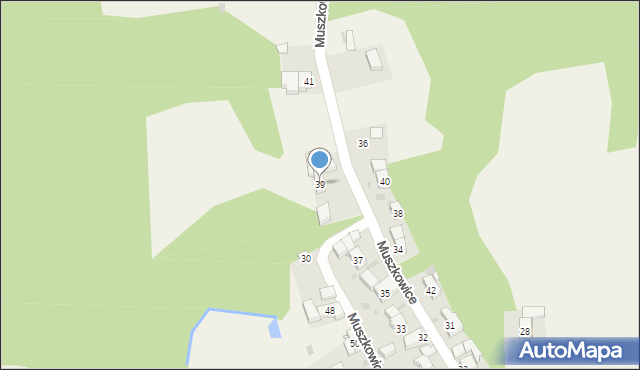 Muszkowice, Muszkowice, 39, mapa Muszkowice