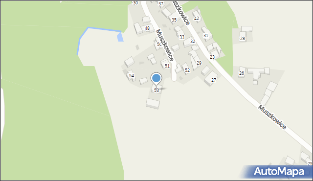Muszkowice, Muszkowice, 53, mapa Muszkowice